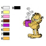 Garfield 38 Embroidery Design